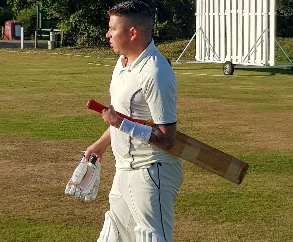 Adam Harding says he was abused at the crease during a league match with Greenhithe and Swanscombe cricket team. Picture: SWNS