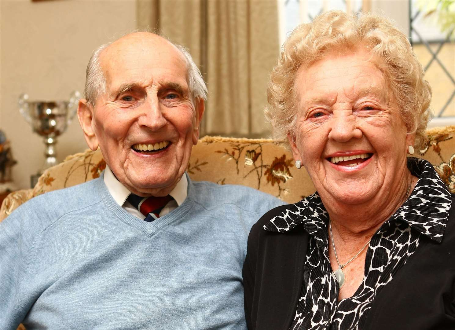 Percy and Jenny Lawrence met in Deal when they were both aged 15 Picture: Matt Bristow