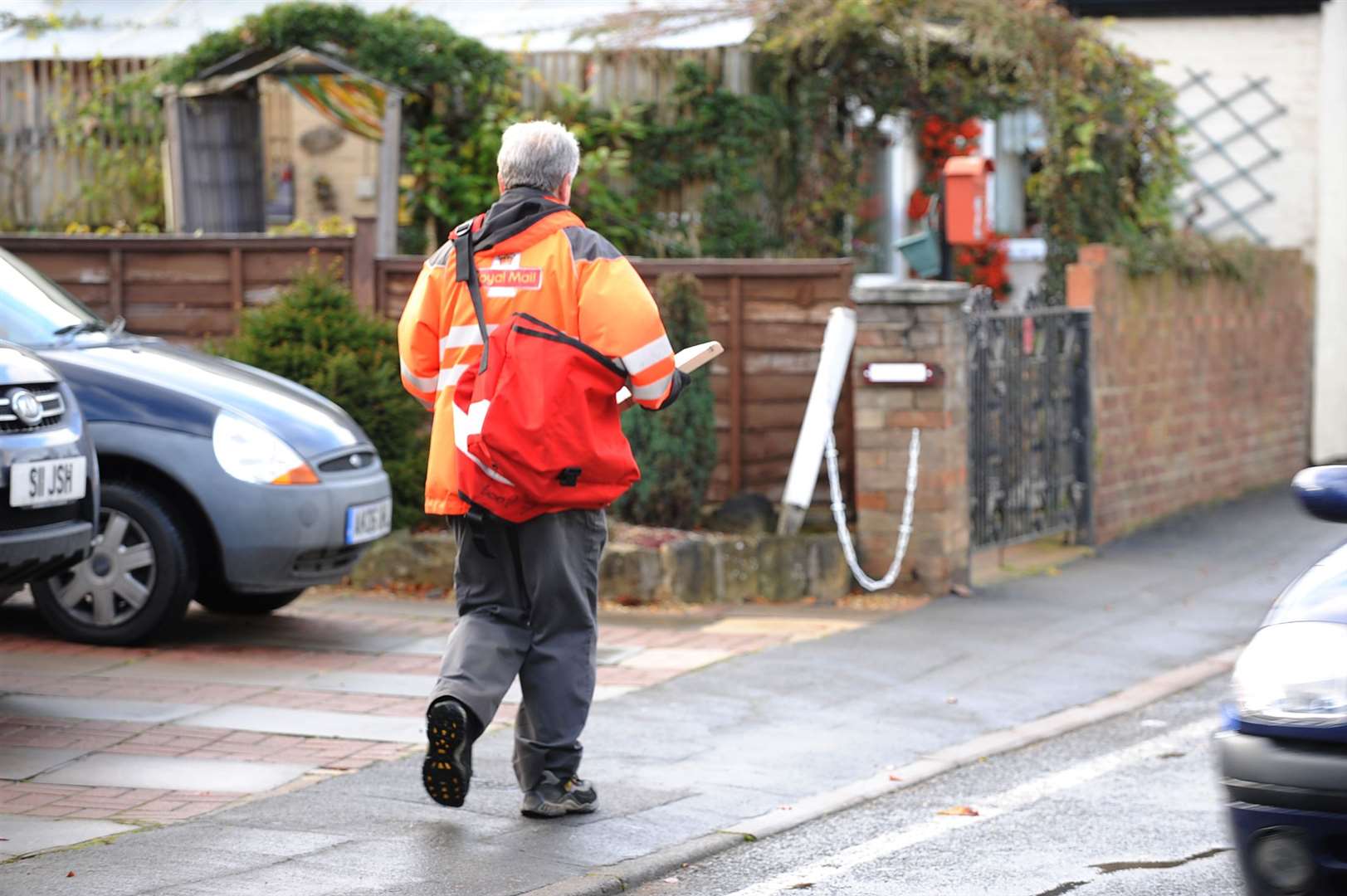A Royal Mail postman. Stock picture
