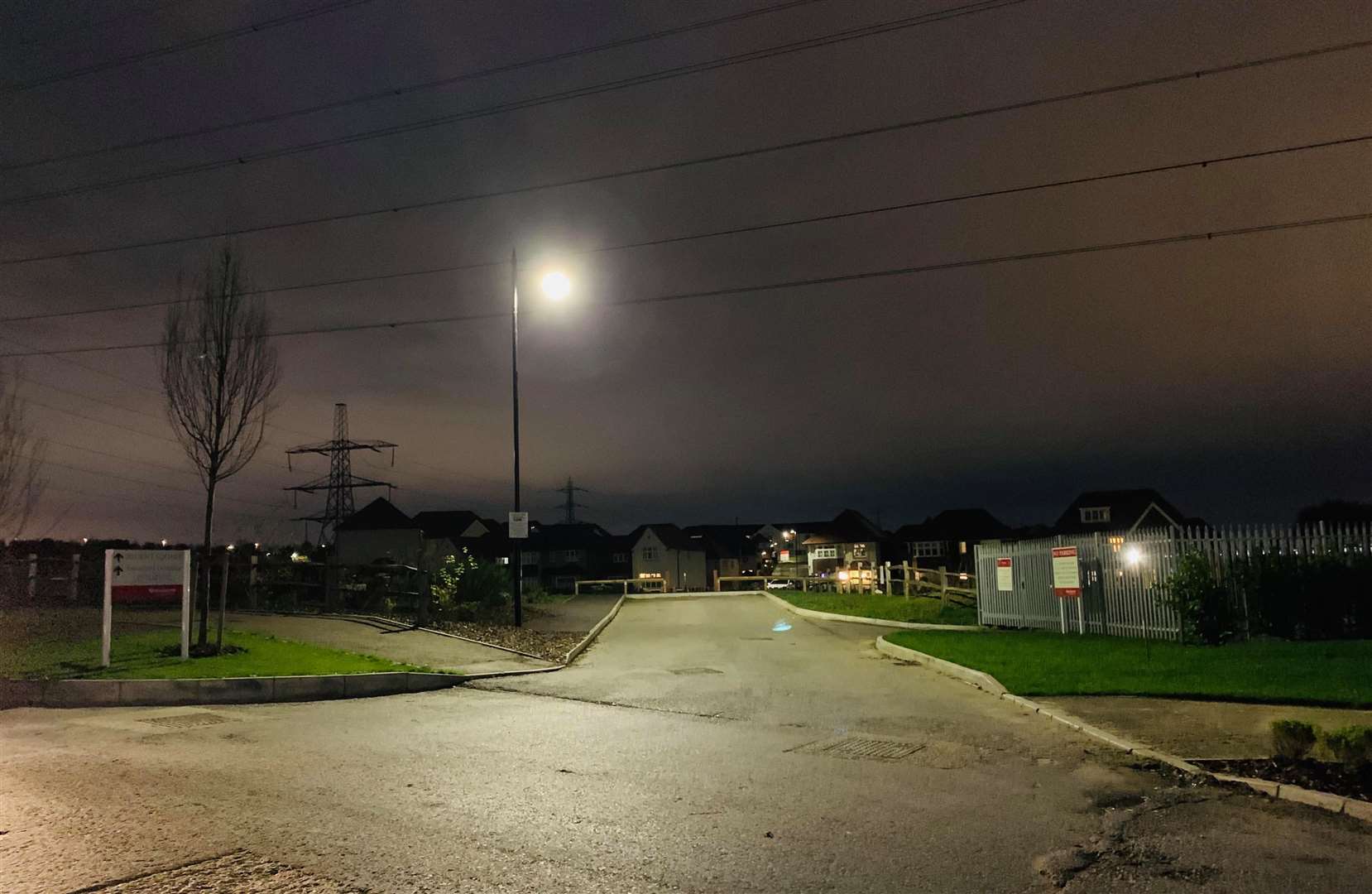 Stopers Avenue in Ebbsfleet Garden City, where Irma Lisauskaite reported her dog received an electric shock
