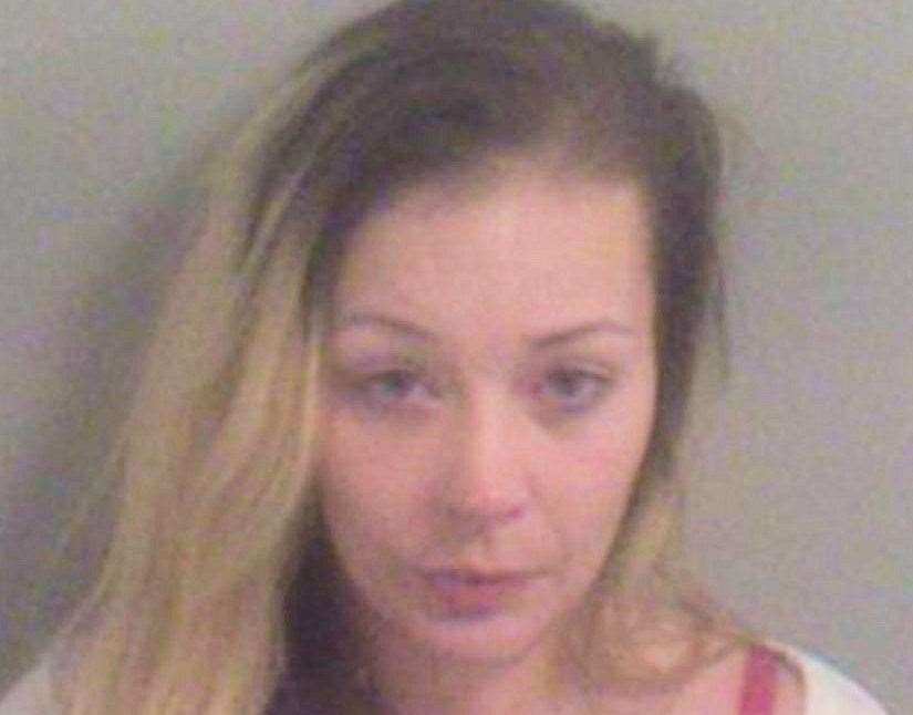 Nicole Tobin, who has been jailed after her child suffered multiple bone fractures, once stabbed a man to death. Pic: Kent Police