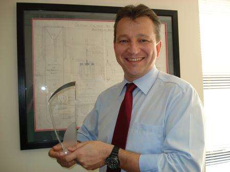 Kevin Kneebone, managing director of BACTEC International and Institute of Directors international director of the year.