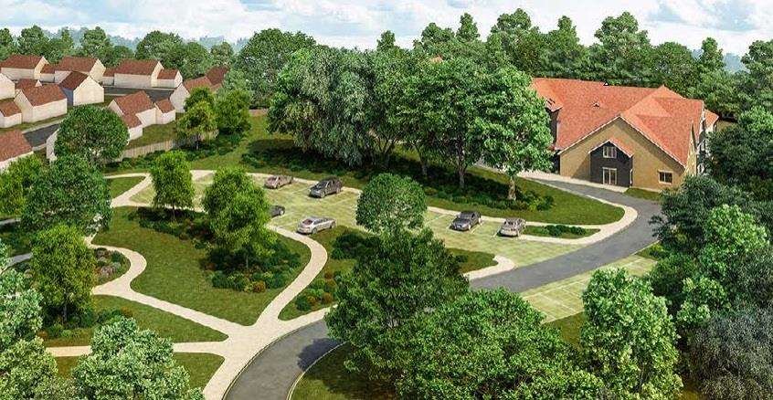 An aerial view of what the care home might look like