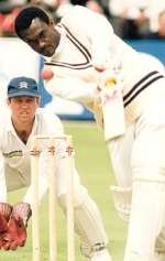 DAYS GONE BY: Carl Hooper made an unbeaten 136 for Kent against Berkshire in 1994