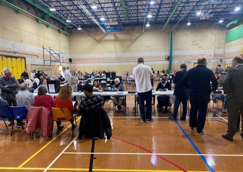 The Swale Borough Council elections took place in Sittingbourne today. Picture: Joe Harbert