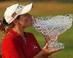 DEFENDING CHAMPION: Karen Stupples won the title at Sunningdale last year. Picture: ADY KERRY