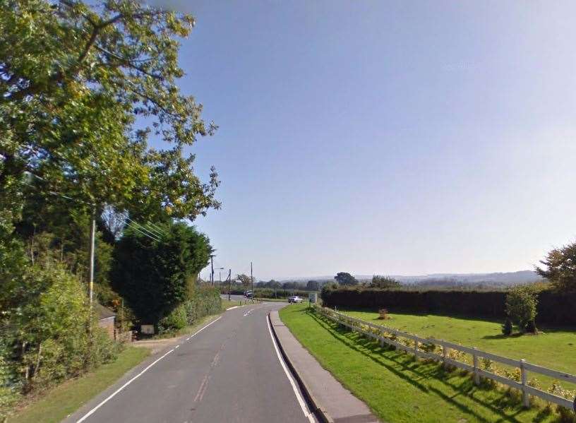 The B2096 at Netherfield, near where the crash happened. Picture: Google Street View