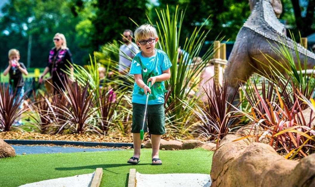 Dino Golf in Tonbridge is an 18-hole family friendly course for all ages. Picture: Dino Golf