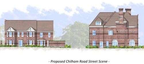 Proposed image of the new build. Picture: Design and access statement