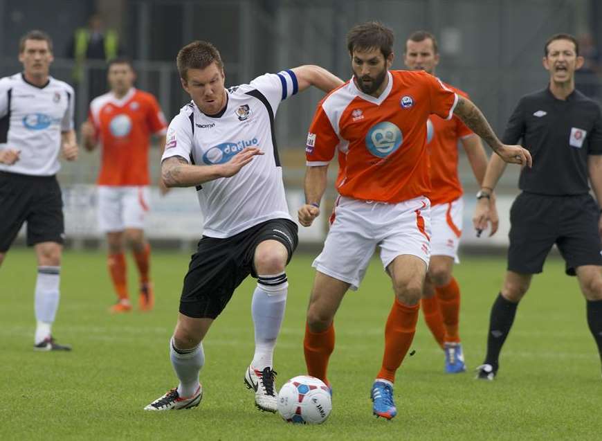 Elliot Bradbrook in action against Braintree in August Picture: Andy Payton