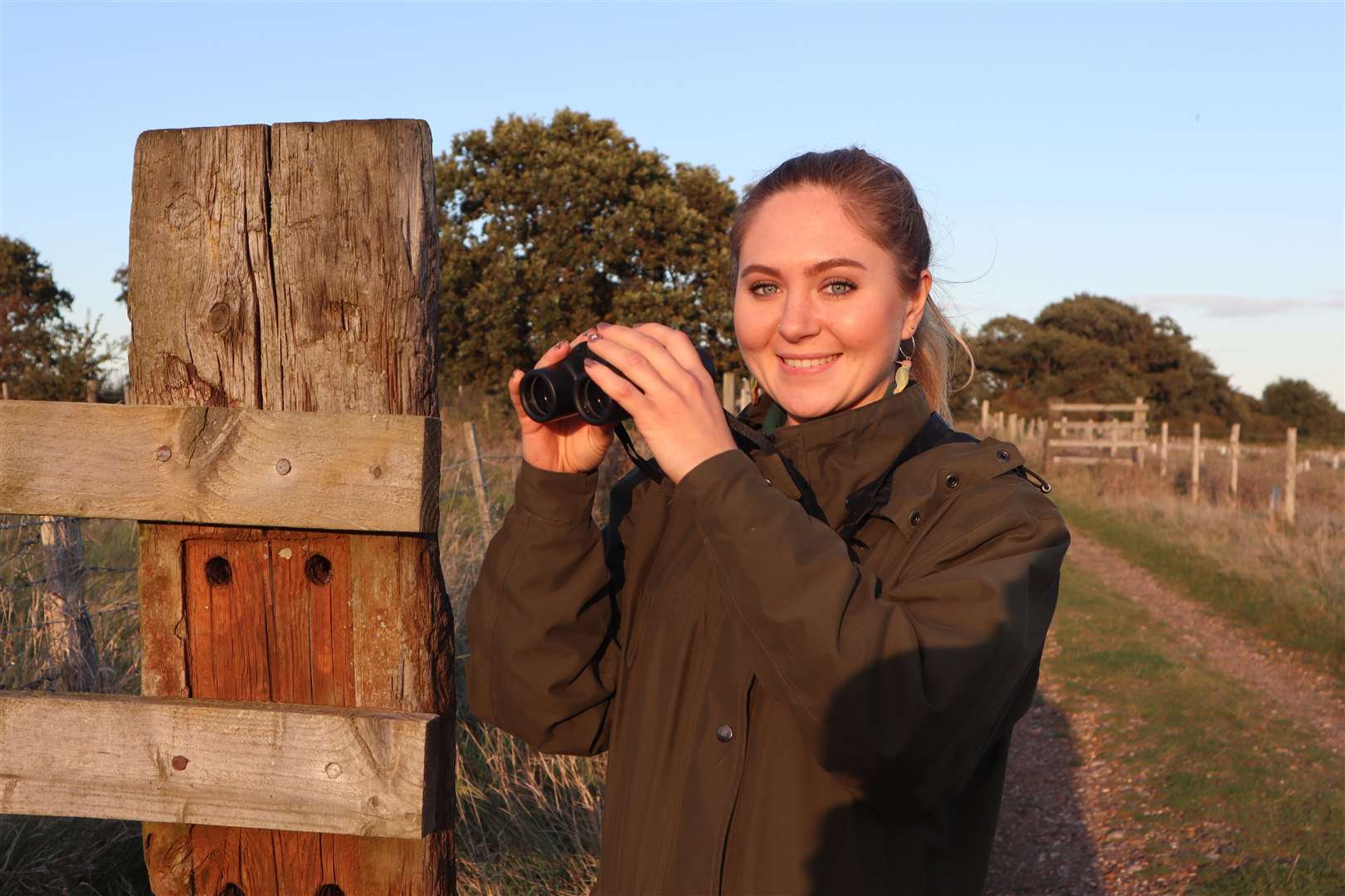 Abbie Burrows, 26, from the Medway Towns is a guide at Elmley Nature Reserve