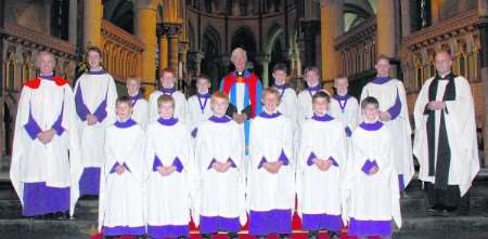 New choristers at Canterbury Cathedral. Picture: Robert Berry
