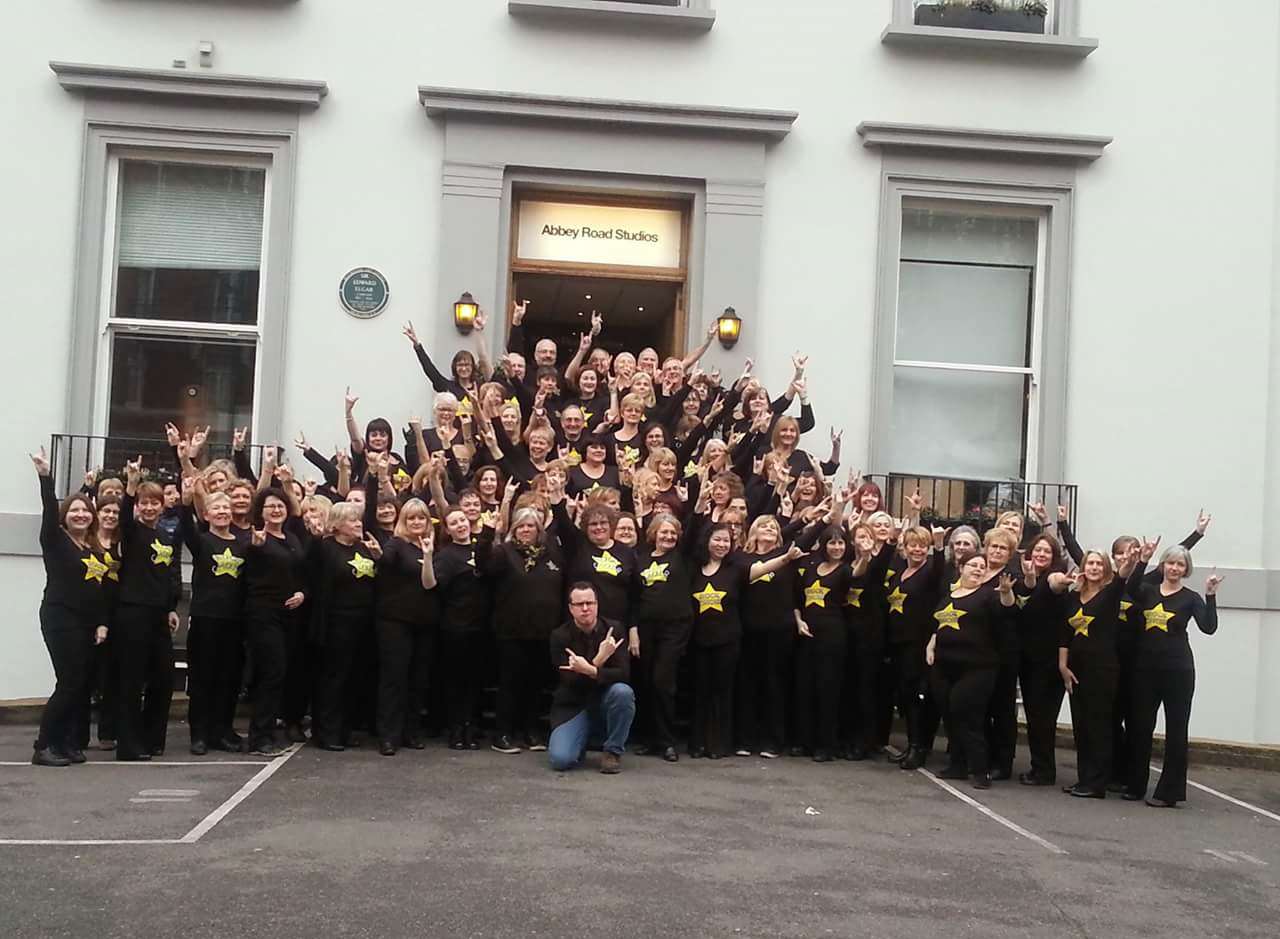 The Maidstone Rock Choir at Abbey Road