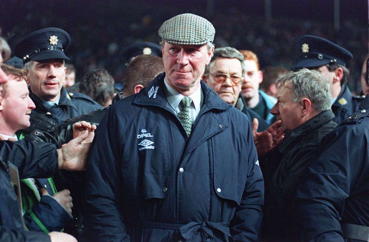 Jack Charlton, when he was Ireland manager in 1995 (PA)