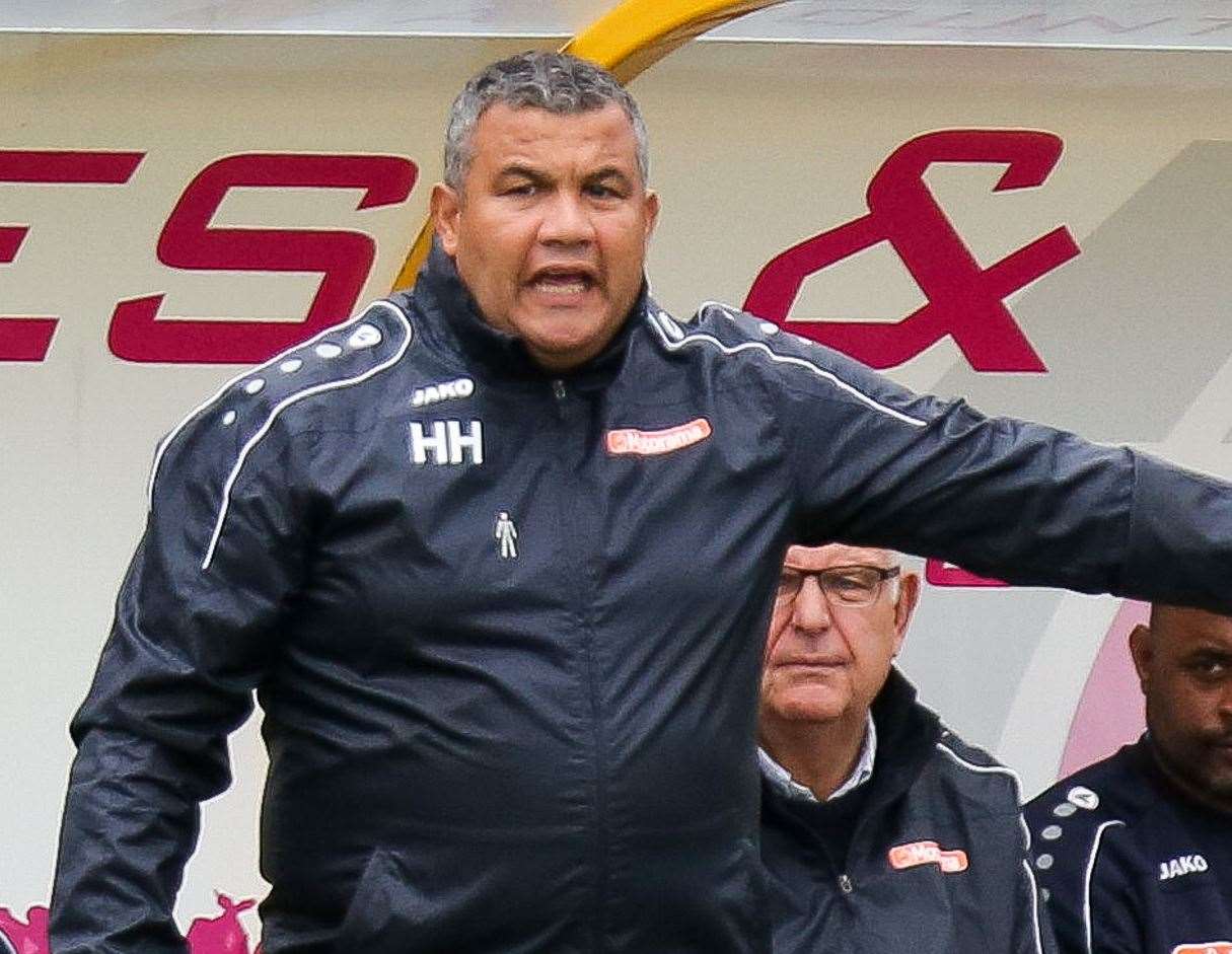 Maidstone United head coach Hakan Hayrettin Picture: Matthew Walker