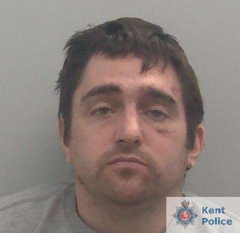 Russell McIlwrath, of Tobruk Way, Chatham, was sent to prison for 14 months for threatening to shoot a police officer