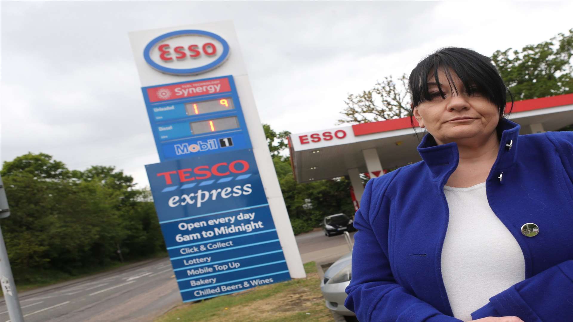 Nicky Watson says she's not welcome at the Esso Garage at the Tesco Express in Larkfield