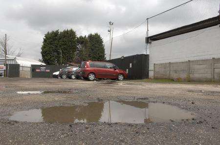 Herne Bay Football Club are asking the council for a £30,000 loan to resurface the Winches Field car park