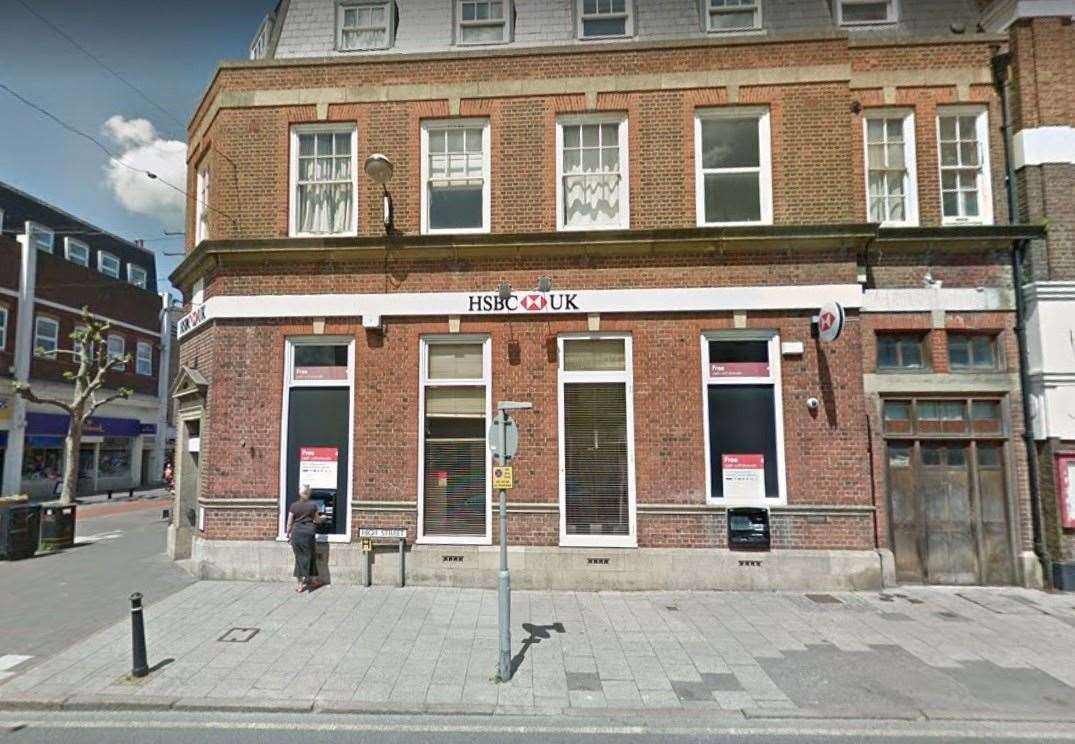 The HSBC branch in Herne Bay is set to close this year. Picture: Google