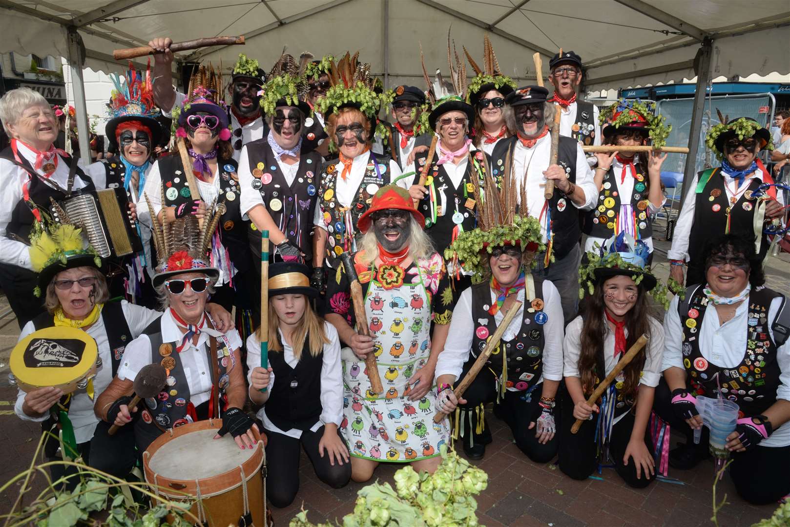 Dead Horse Morris entertaining at last year's event. Picture: Chris Davey