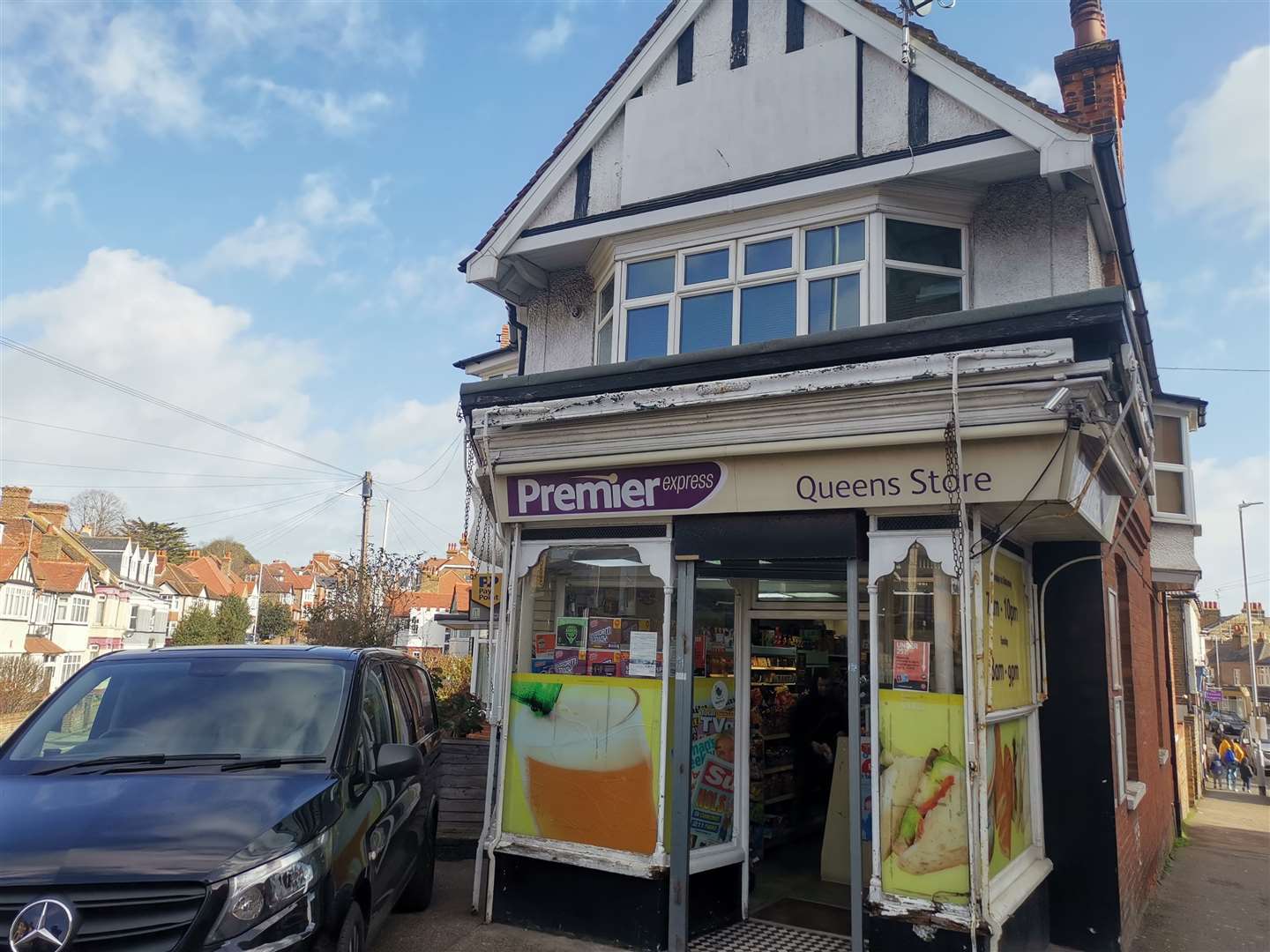 The Premier Express in Queen's Road in Broadstairs was robbed on Tuesday night