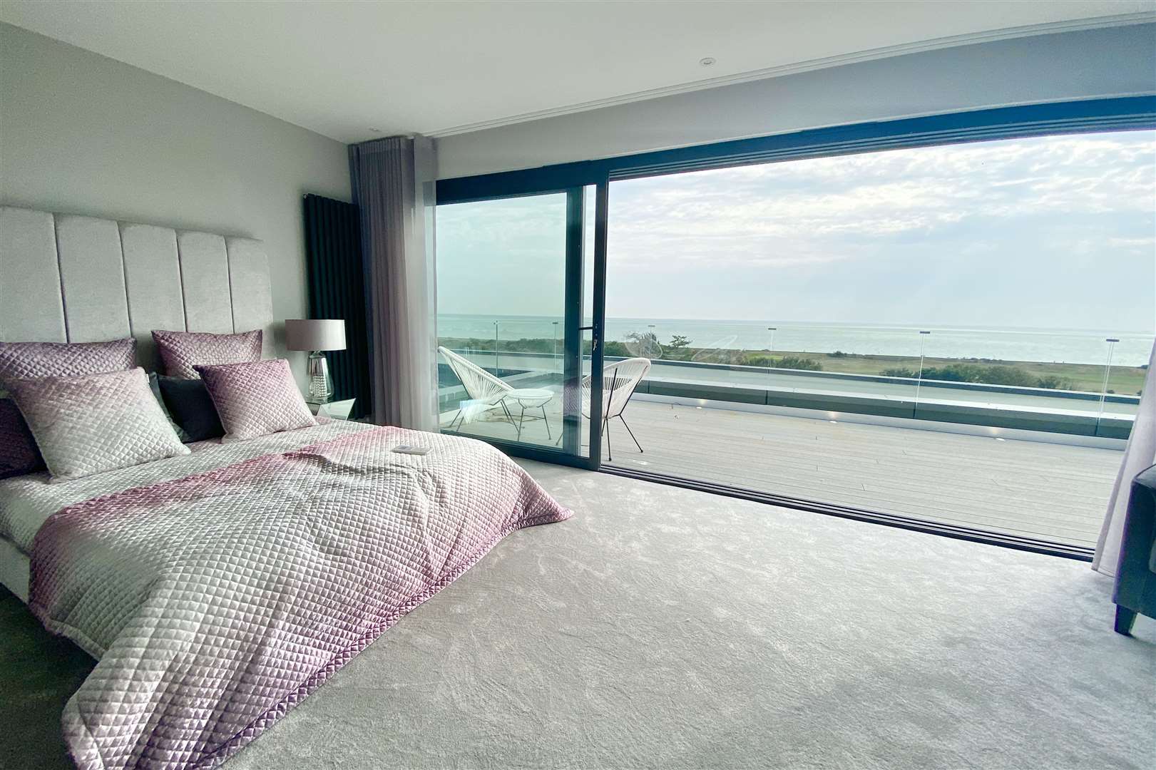 You can relax in bed and look out at the sea - for £1.1m Picture: CR Child