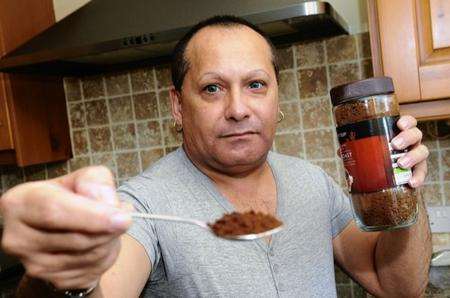 Clifford Mendes lost his job after taking a few spoonfuls of coffee
