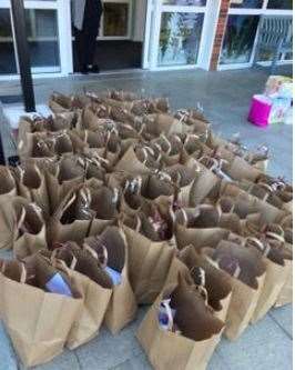 Gift bags donated to Rogallo Place sheltered accomodation in Horsted Park