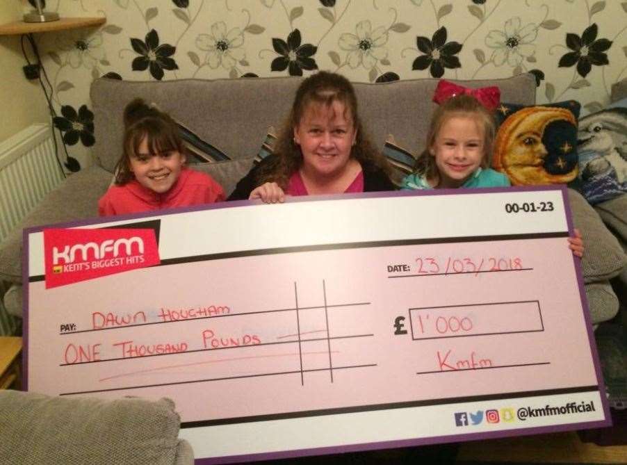 Dawn Hougham has become kmfm's latest Thousand Pound Friday winner (1279167)