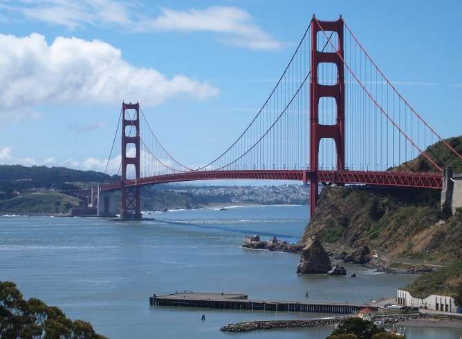There is a charge to use the iconic Golden Gate Bridge