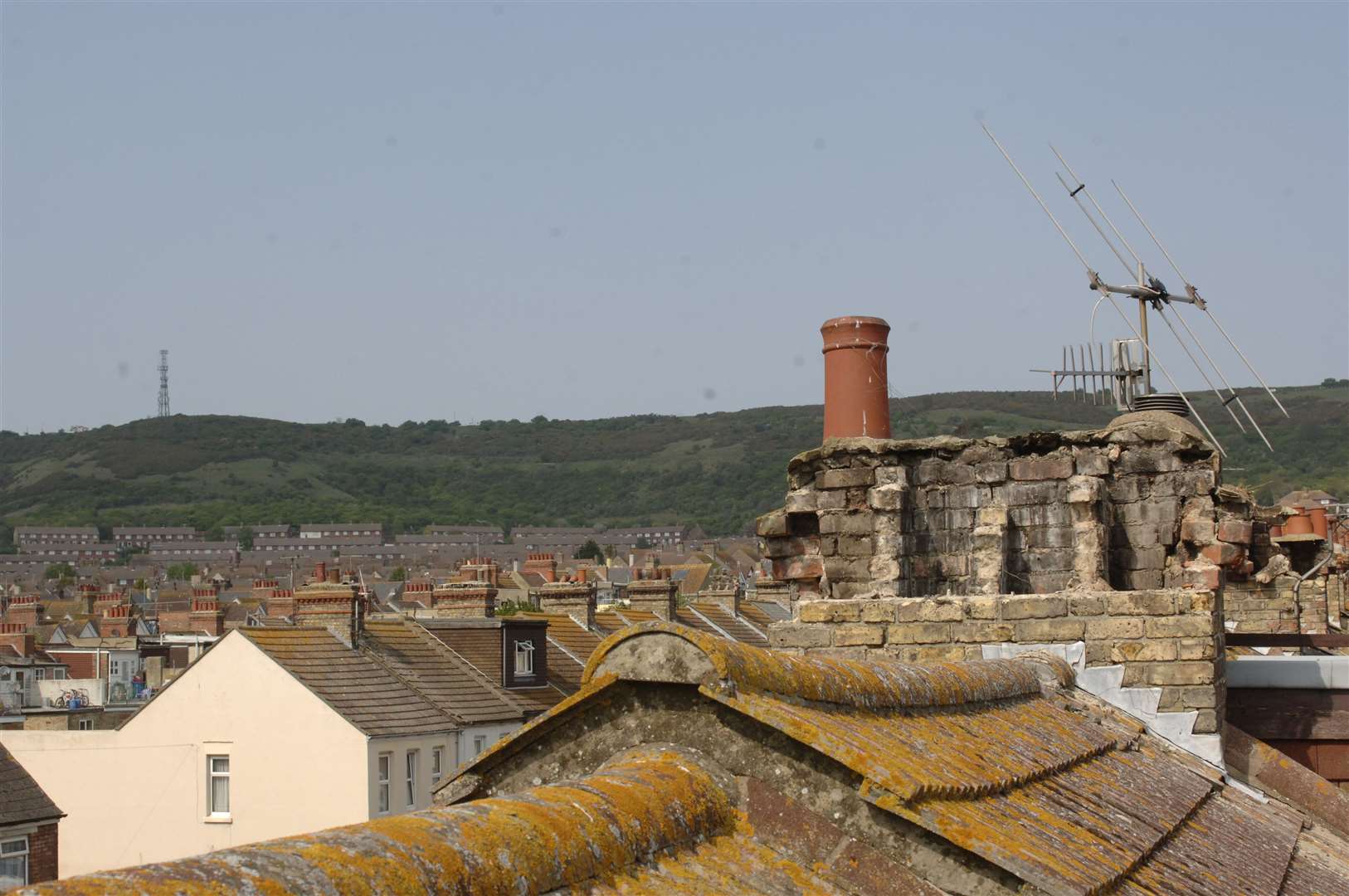 Many chimneys were toppled or damaged by the 'quake in 2007. Picture: Gary Browne