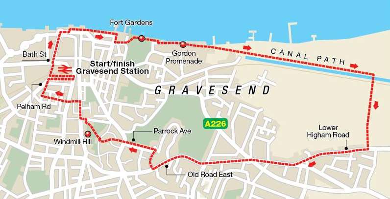 This month's walk starts in Gravesend at 10am on Saturday, April 26