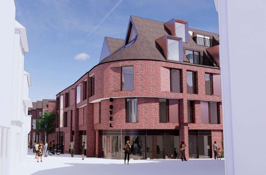 The hotel is set to feature 92 rooms. Picture: Hollaway