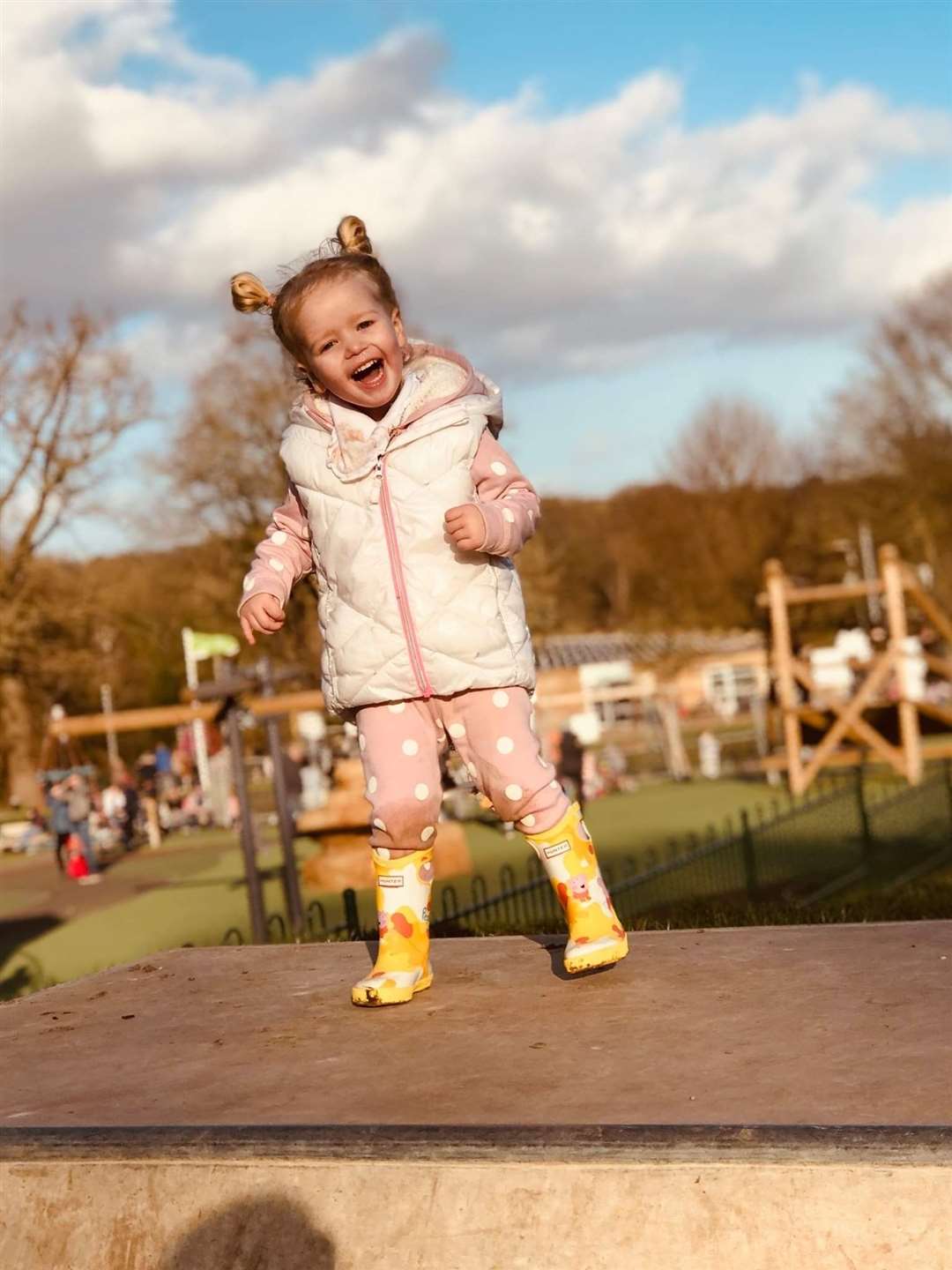 Mollie, 4, was diagnosed with the disease at 18 months old