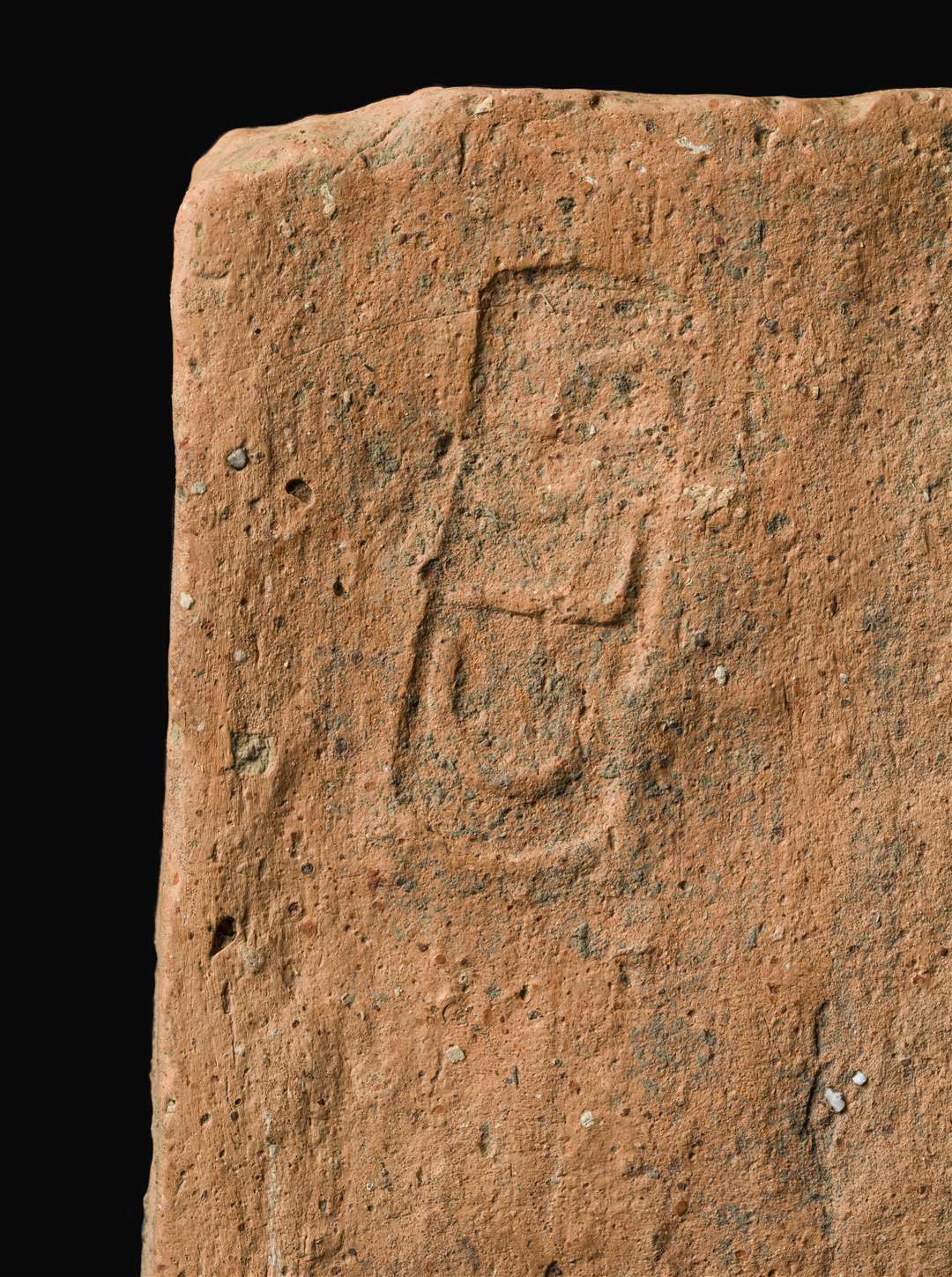 Part of a Roman tile stamped with Classis Britannica, the mark of the Roman fleet. Picture: National Trust Images: James Dobson