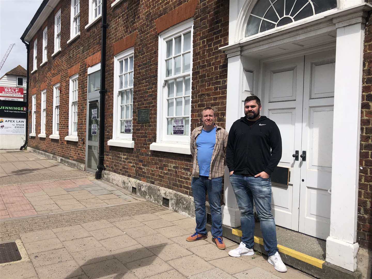 Tom Mudge and Jamie Clark, owners of the Dead Pigeon in Rochester, hope to open a new bar and restaurant at the former Barclays in Rainham High Street