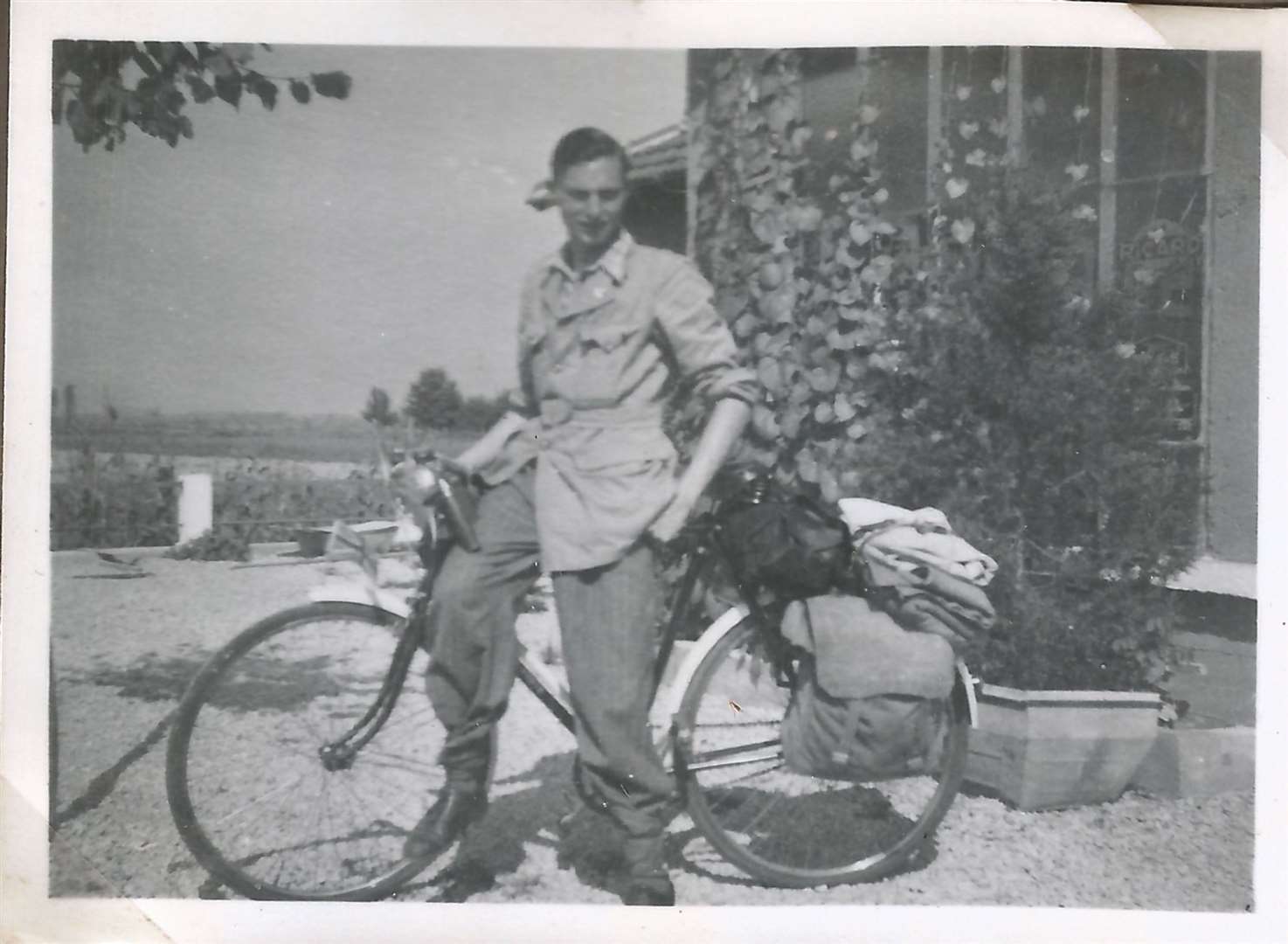 John Holland took part in a French cycle trip from September 14-30 in 1951