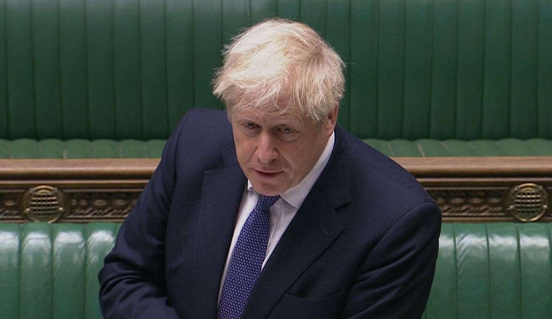 Boris Johnson continued to resist calls for a change of tack (House of Commons/PA)