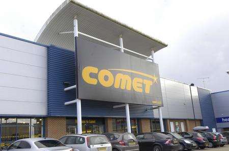 Comet in Ashford retail park