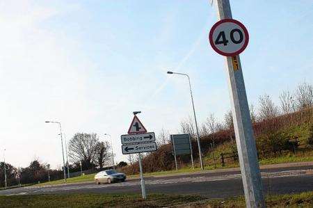 New speed limit has been set up on Bobbing road after series of accidents