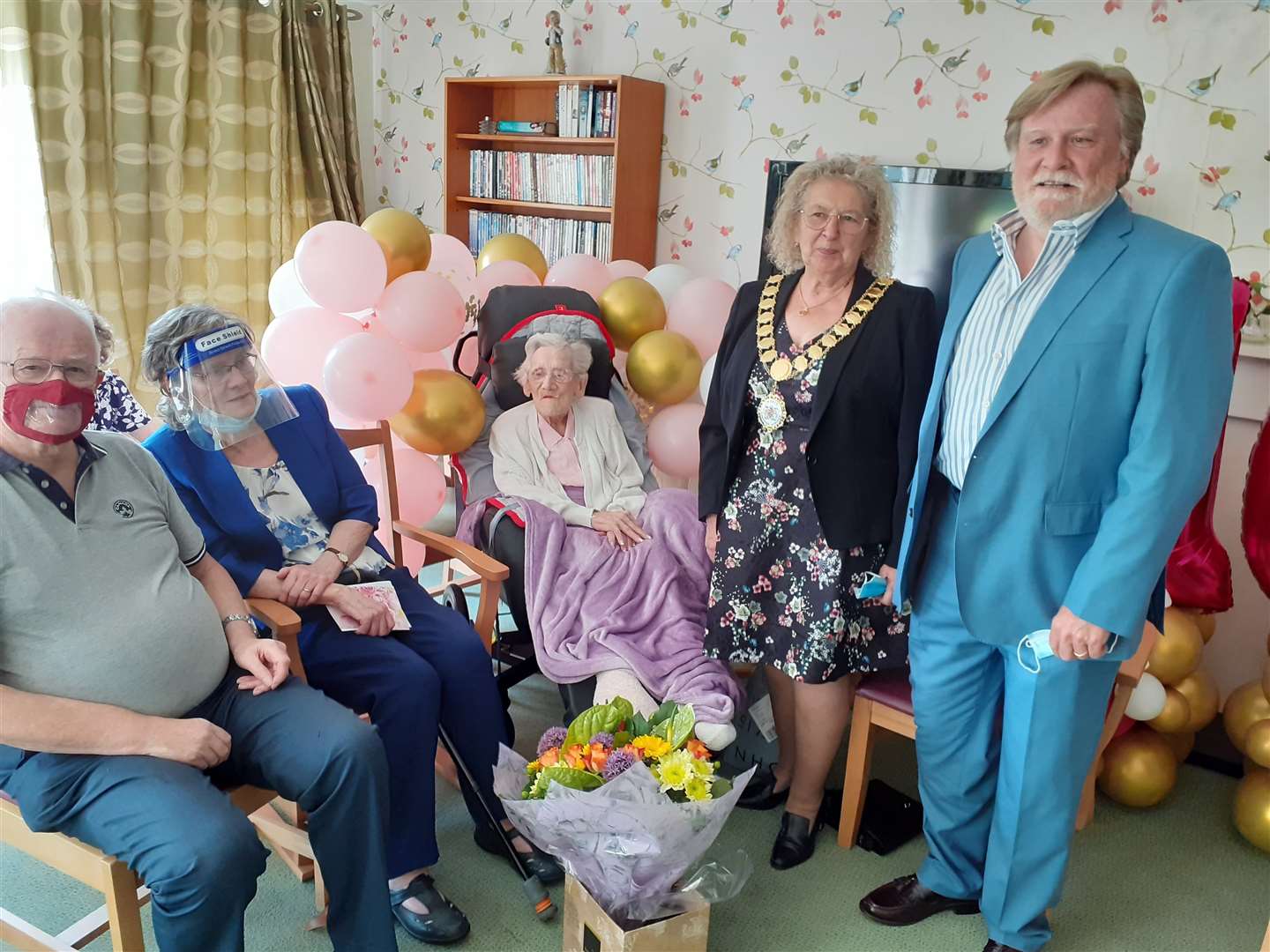 Pat Everett celebrated her 100th birthday last month at Beechcare Nursing Home in Darenth