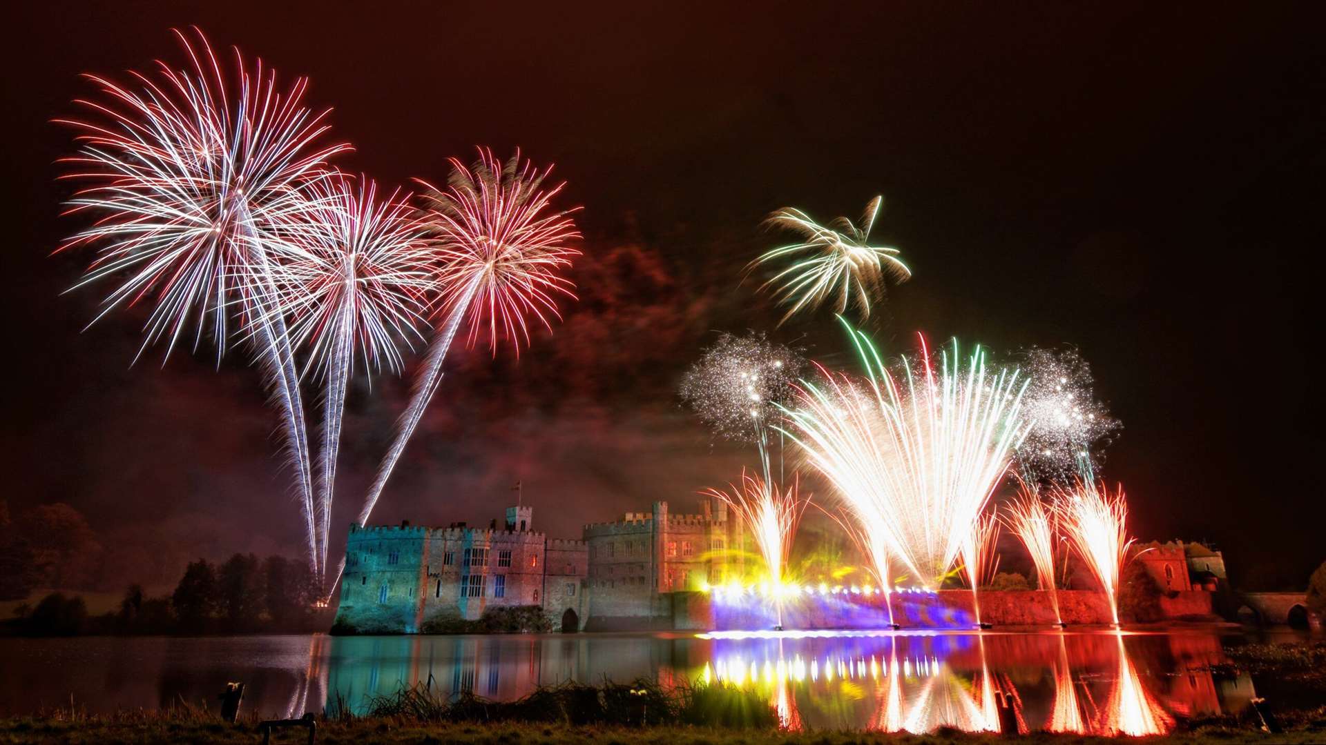 Fireworks will light up the historic grounds at Leeds Castle. Picture: Scott Nicol