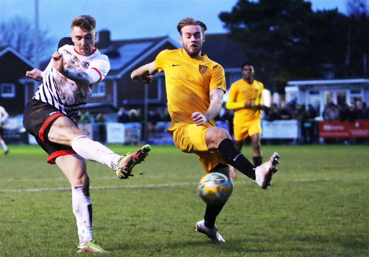 Tom Chapman fired home twice in Deal's Kent Senior Trophy Quarter-Final triumph over Snodland. Picture: Paul Willmott