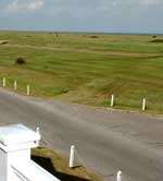 A view of the course at the Royal Cinque Ports Golf Club