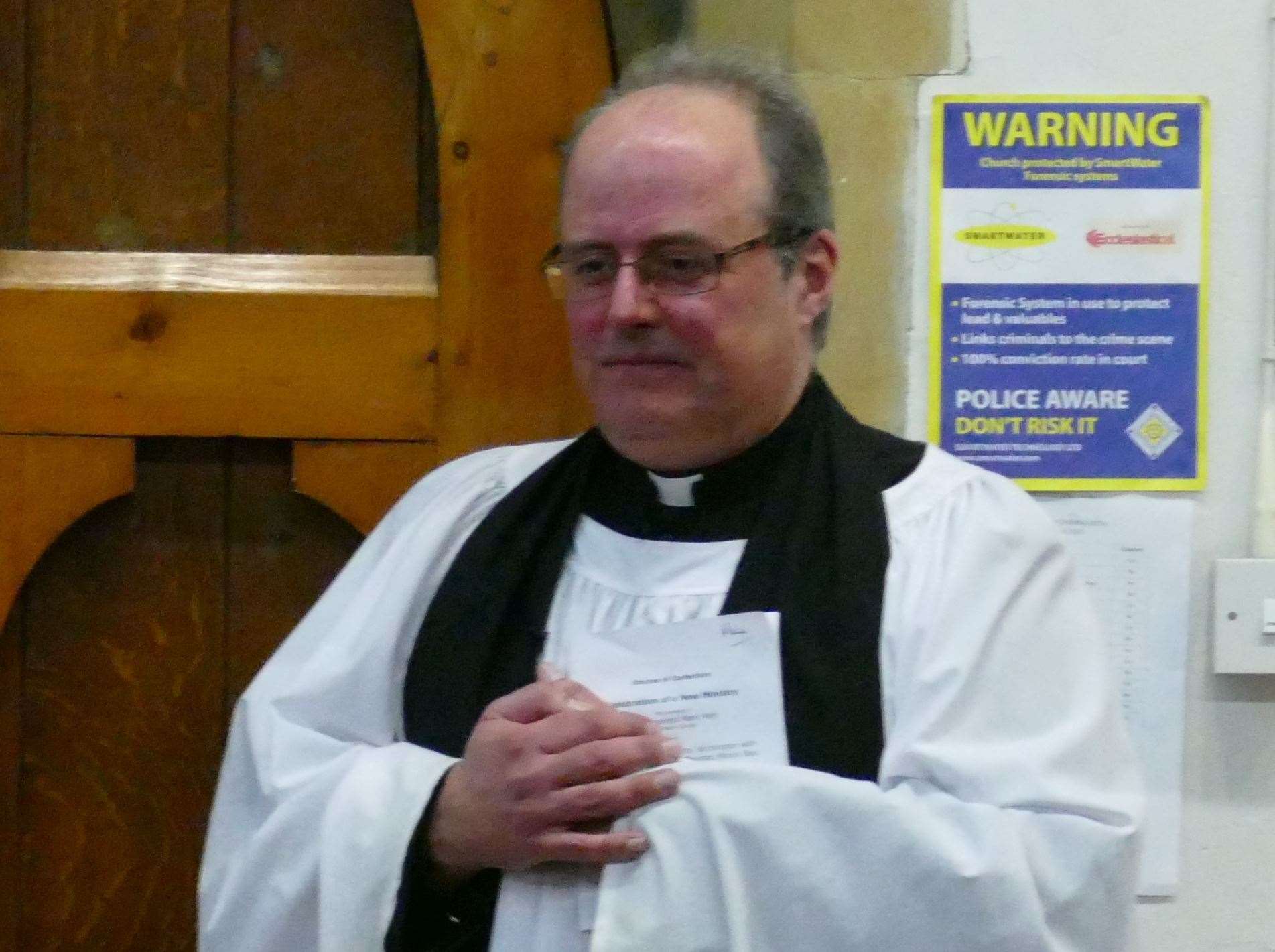 Priest-in-charge, Rev Mark Ham, appreciates the “sadness” the closures will cause for Birchington residents