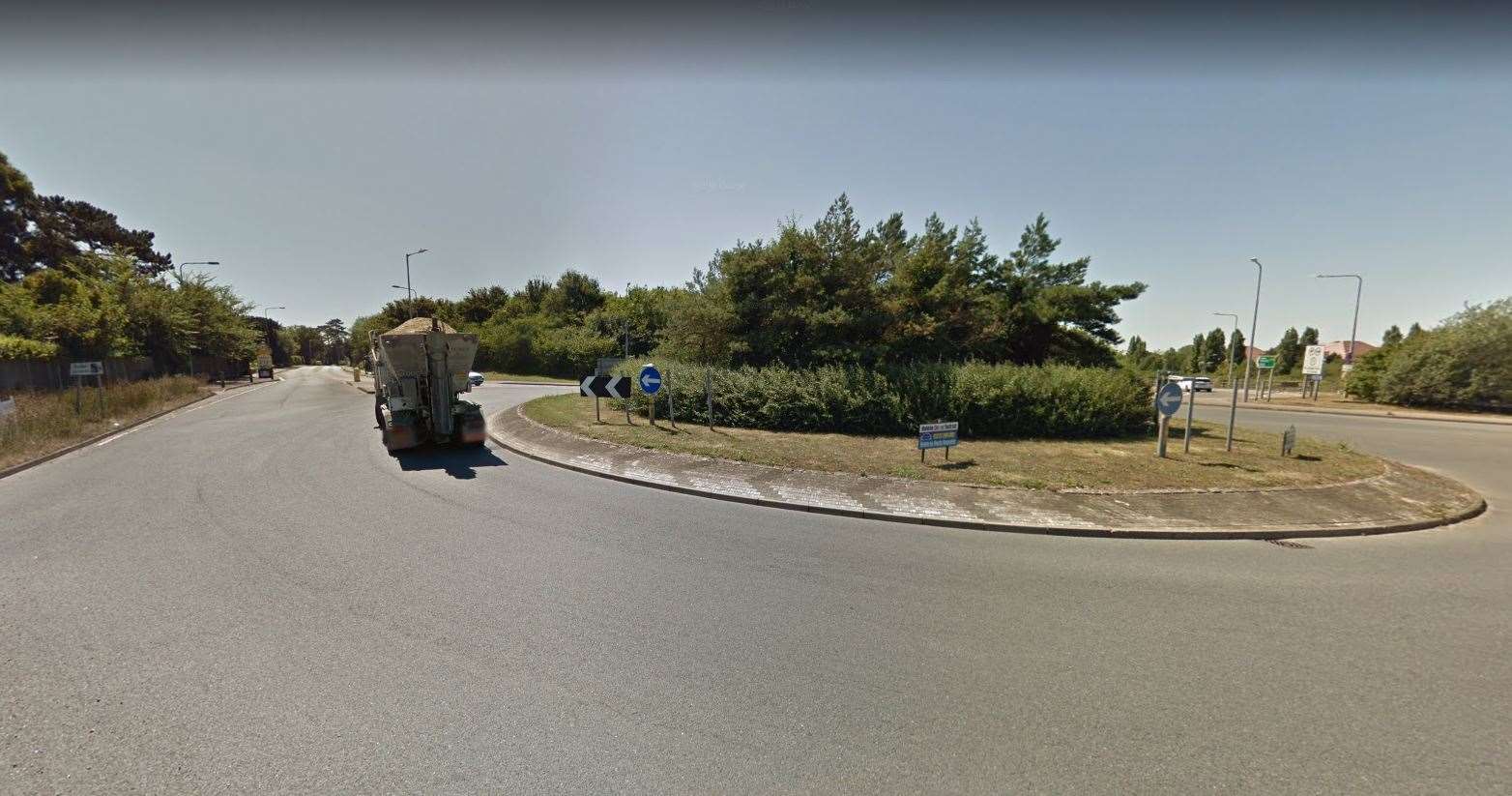 Police were called to the scene of the crash in Canterbury Road, Herne Bay, on Saturday night. Picture: Google
