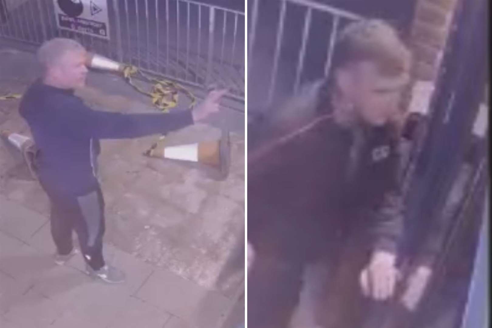 Police have released CCTV images of two men following reports of a serious assault in Cliftonville Avenue, Margate. Picture: Kent Police