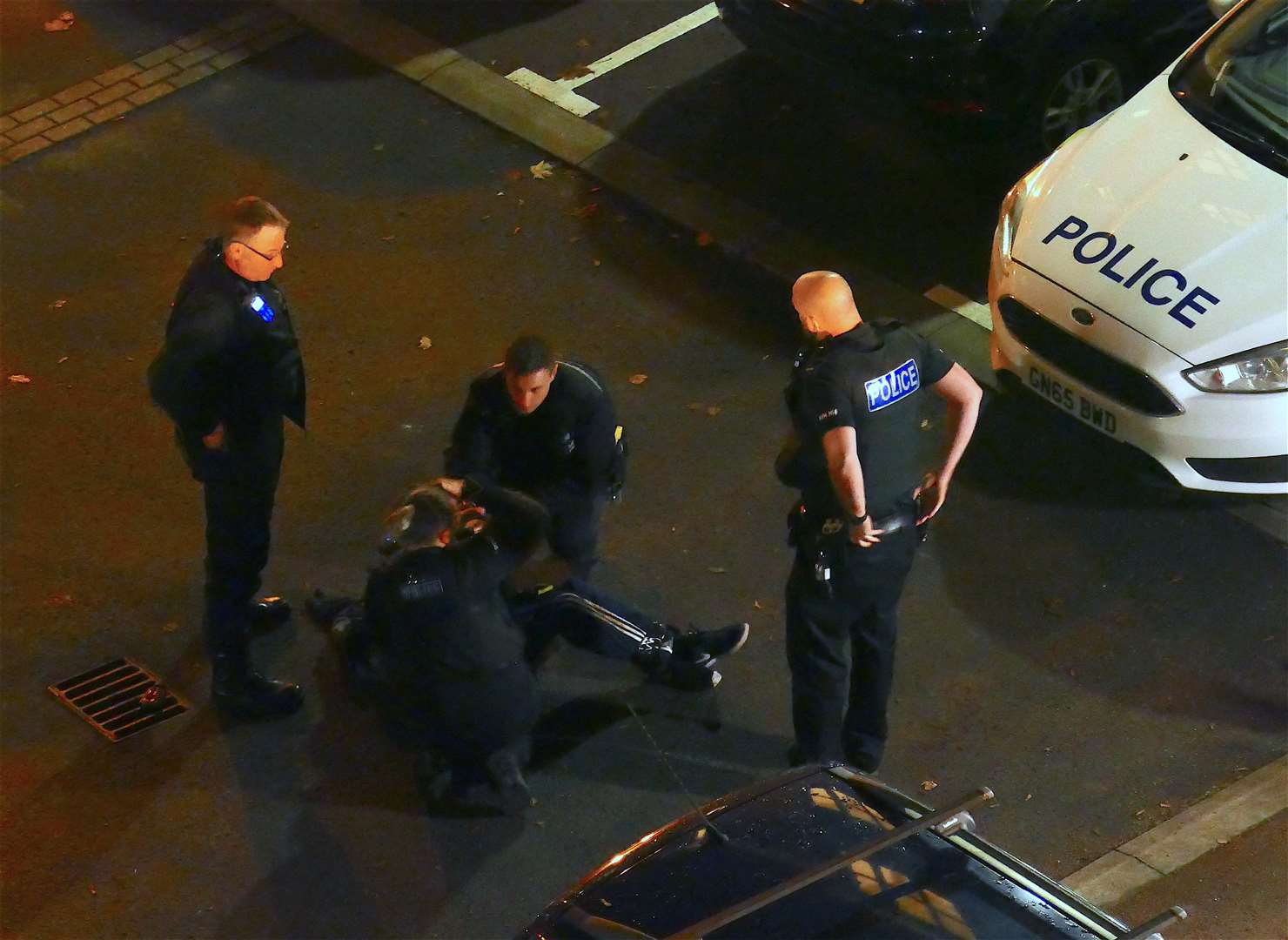 Police officers had to subdue the man at the Regents Court flats in West Street, Gravesend. (5327053)