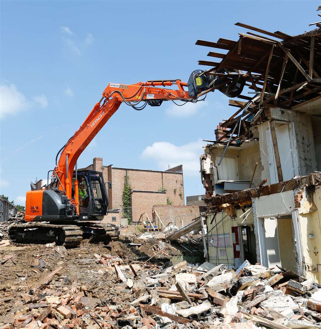 It was demolished in 2014. Picture: Matthew Walker
