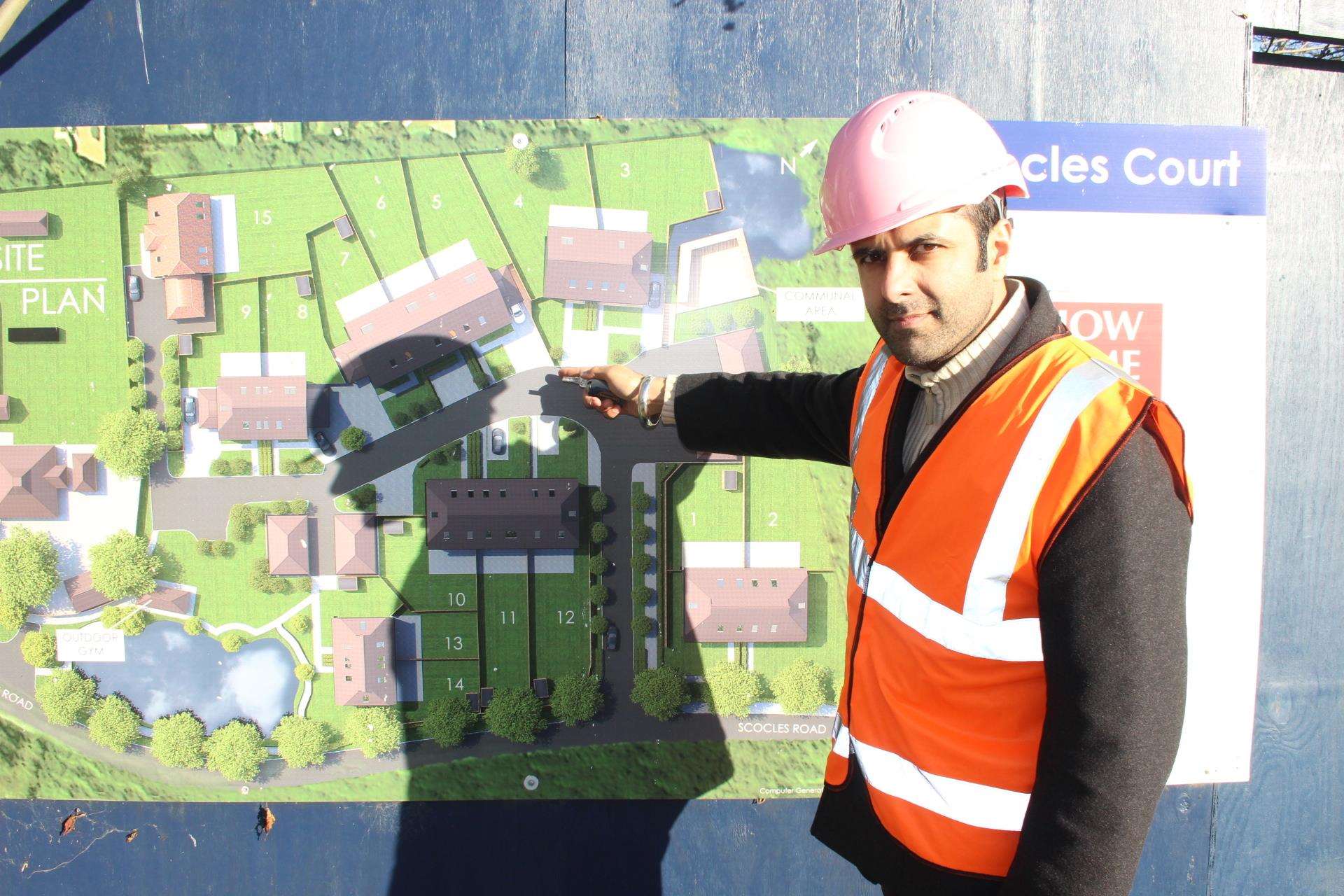 Mr Singh, the man behind the Scocles Court development at Minster, Sheppey (5975886)